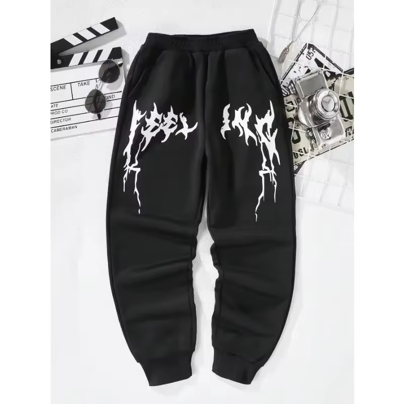 Streetwear Brand Joggers - 2025年トレンド レディース スウェットパンツ オーバーサイズ オーバーサイズ ジョガーパンツ