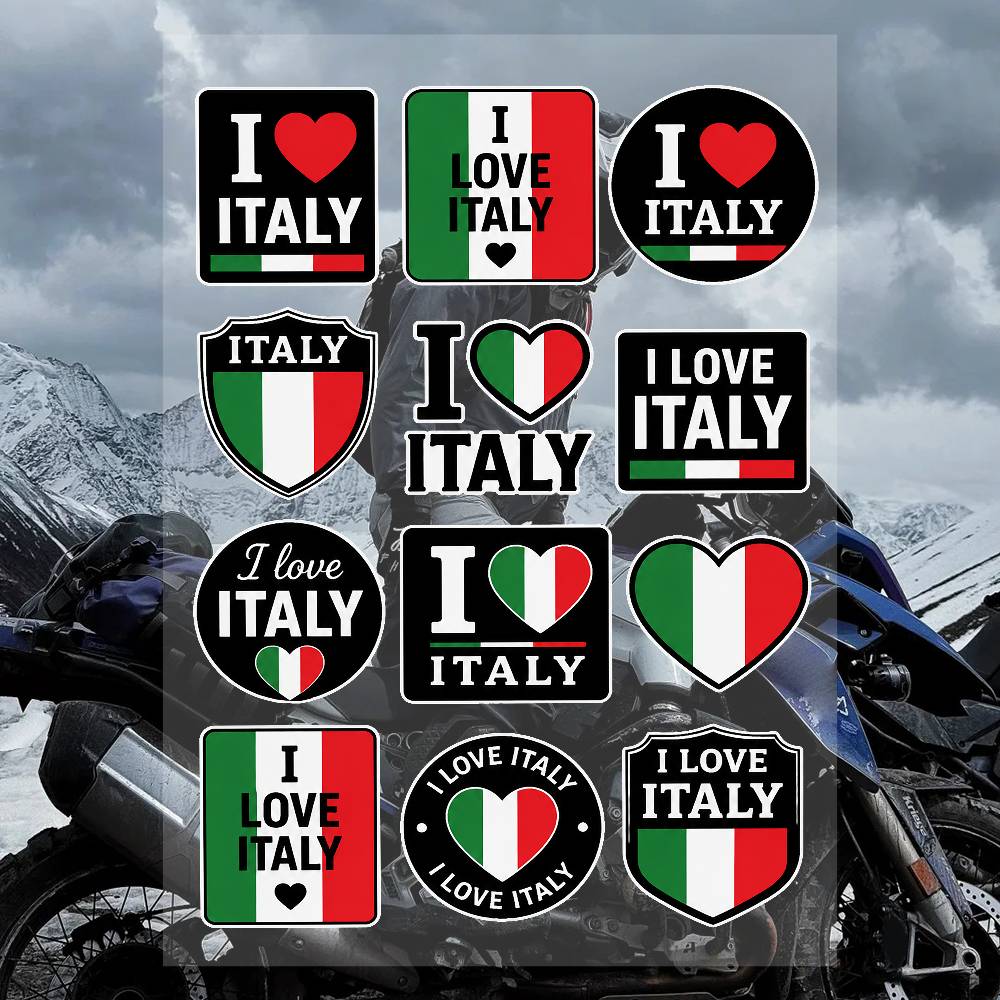 Streetwear Brand Italy - A-Italy ストリートウェアブランドステッカーセット 防水ビニールデカール ノートパソコン ヘルメット スケートボード