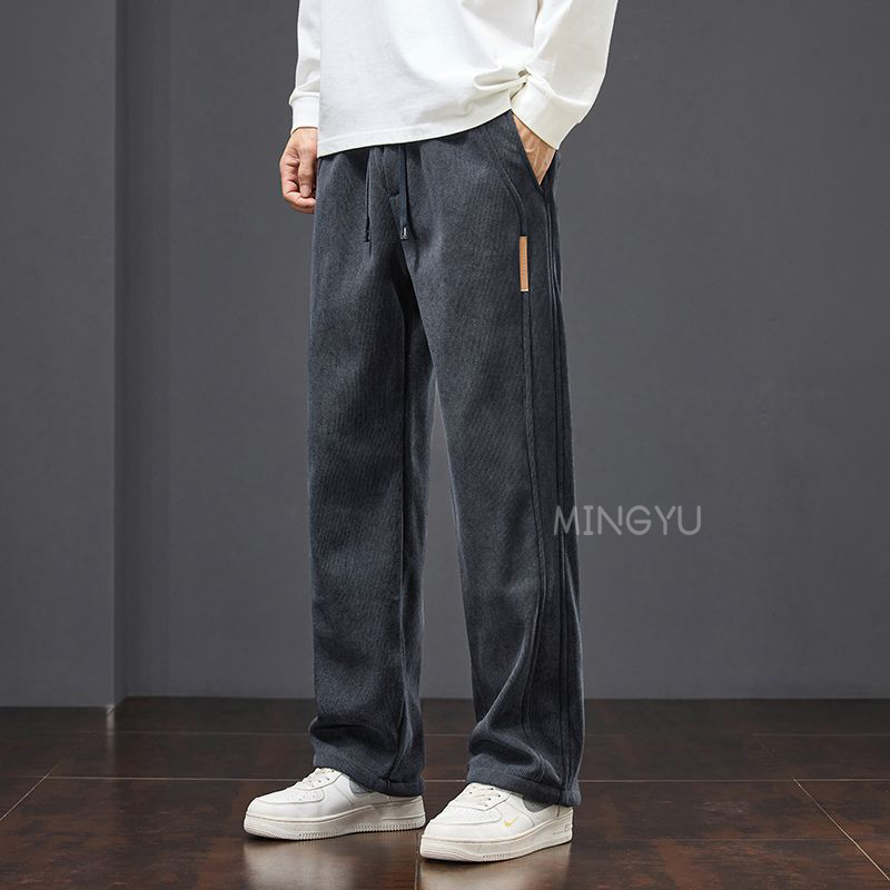 高品質ブランド服冬コーデュロイパンツ男性カーゴ作業厚いだぶだ - Streetwear Brand Joggers のレビューと価格