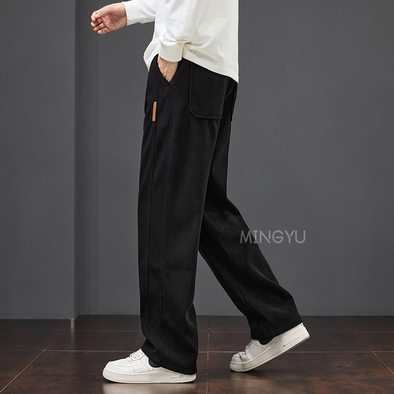 高品質ブランド服冬コーデュロイパンツ男性カーゴ作業厚いだぶだ - Streetwear Brand Joggers のレビューと価格