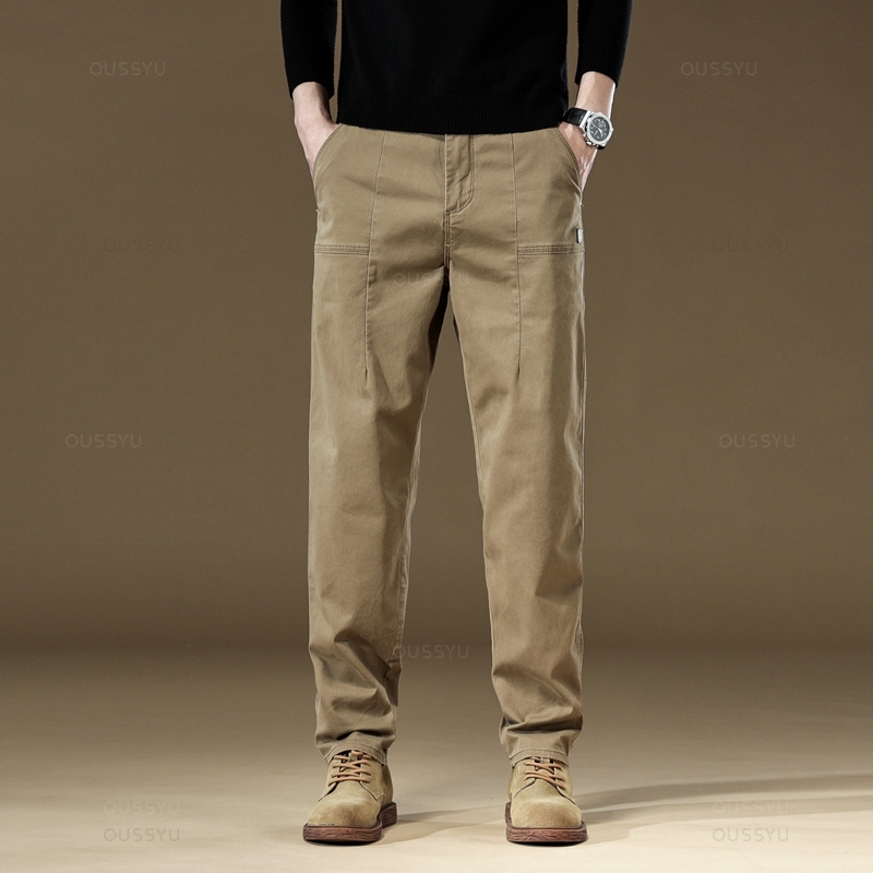 2025 新高品質カーゴカジュアルパンツ男性綿 97% 作業 - Streetwear Brand Joggers のレビューと価格