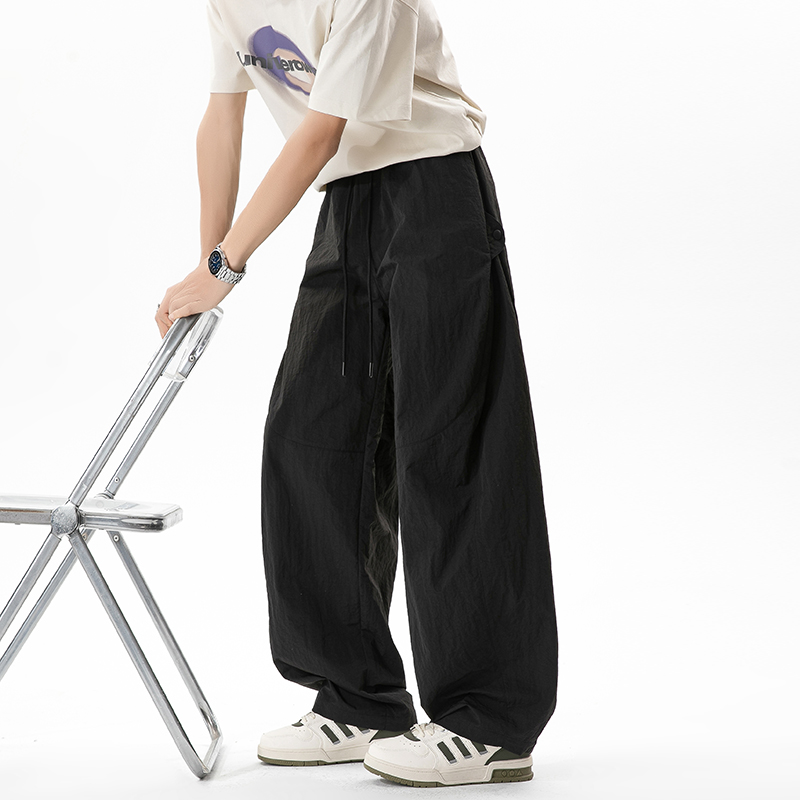 アイスシルクジョガーパンツ男性夏のトレンディなブランドルーズ - Streetwear Brand Joggers のレビューと価格