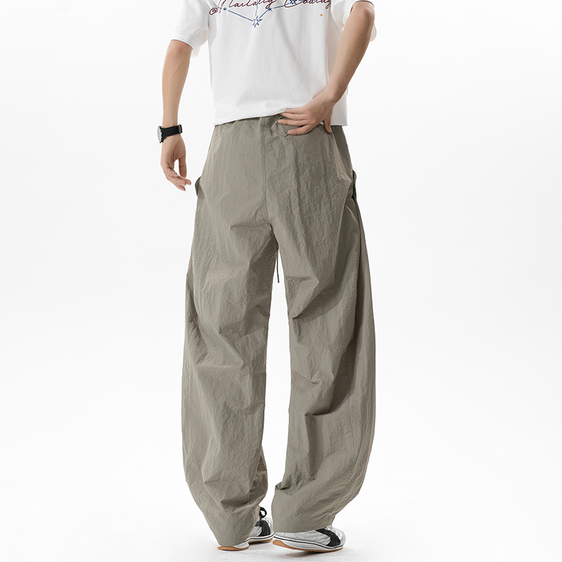 アイスシルクジョガーパンツ男性夏のトレンディなブランドルーズ - Streetwear Brand Joggers のレビューと価格