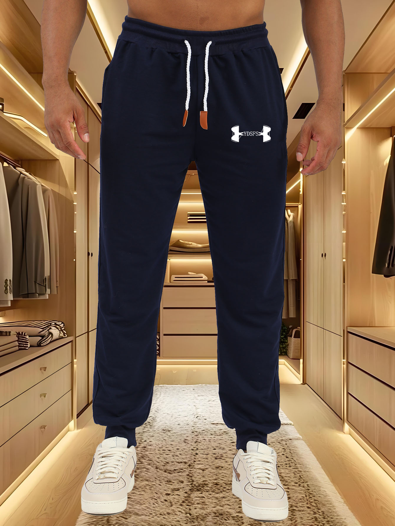 メンズジョガーパンツ スポーツブランドロゴプリント ウエスト - Streetwear Brand Joggers のレビューと価格