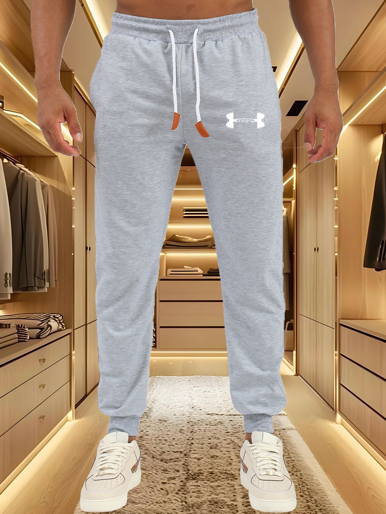 メンズジョガーパンツ スポーツブランドロゴプリント ウエスト - Streetwear Brand Joggers のレビューと価格